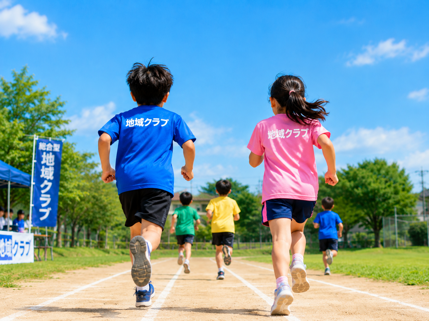 地域スポーツクラブホームページのサンプル